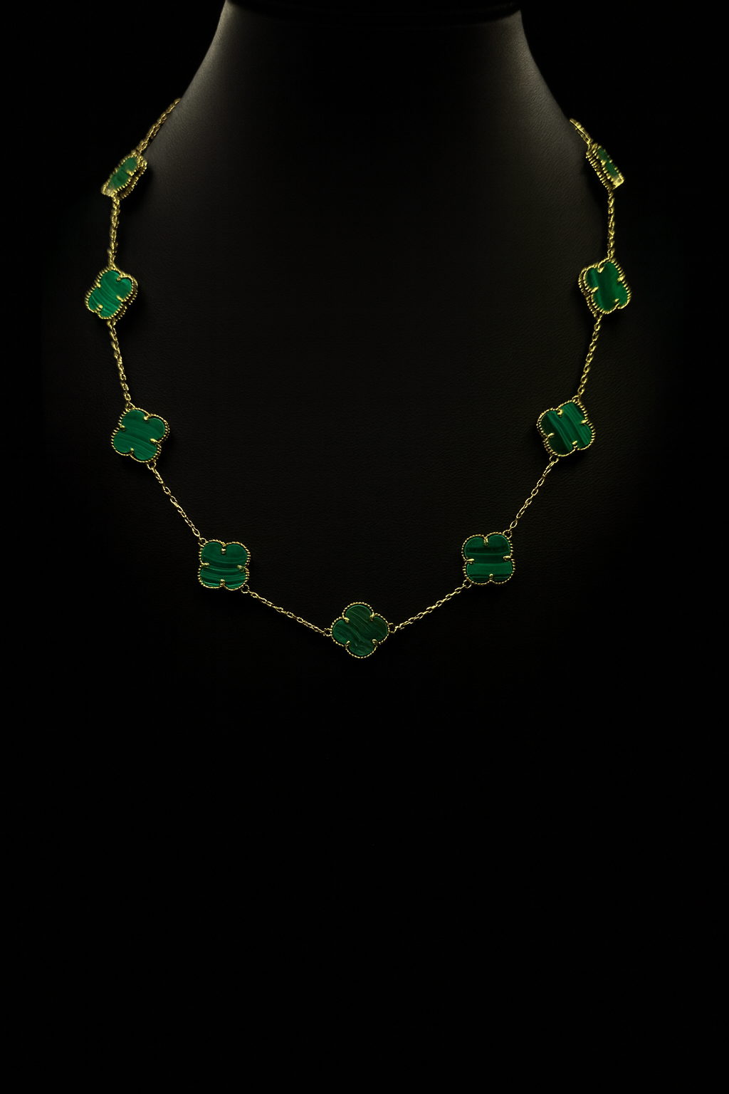 10k gold chain clover model