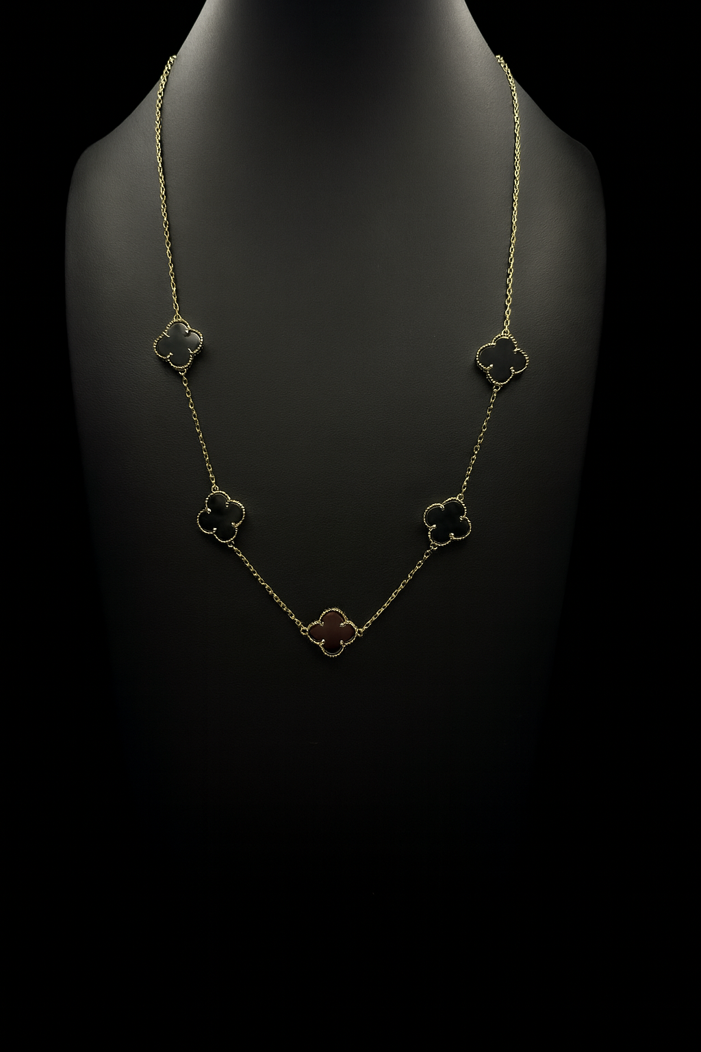 10k gold chain clover model