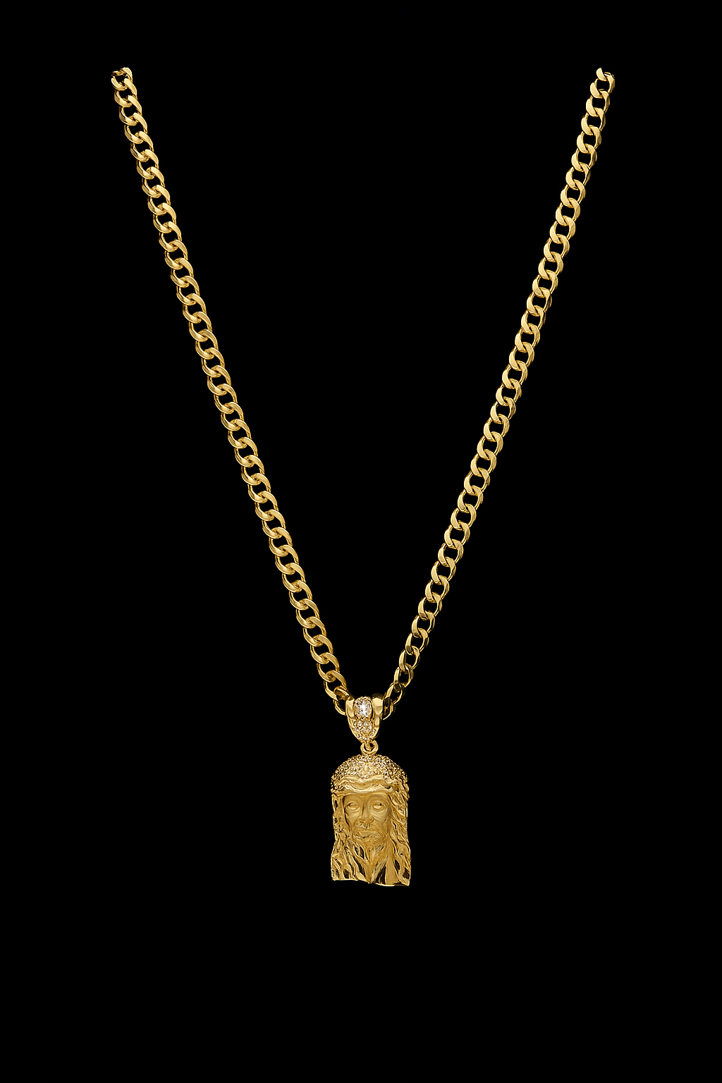 cadena corte espejo 10 k